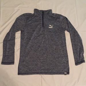 Puma Long sleeve zip up Stretchy shirt